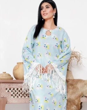 Sky Blue Floral Dress (Copy)